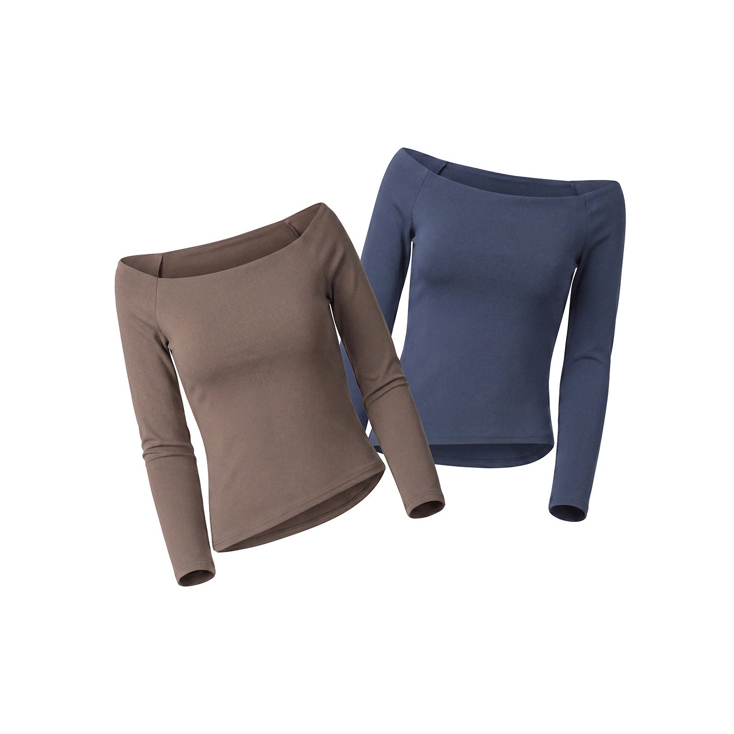 Women's Viscose Off-Shoulder Slim Fit Long Sleeve Top